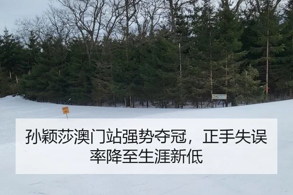 孙颖莎澳门站强势夺冠，正手失误率降至生涯新低